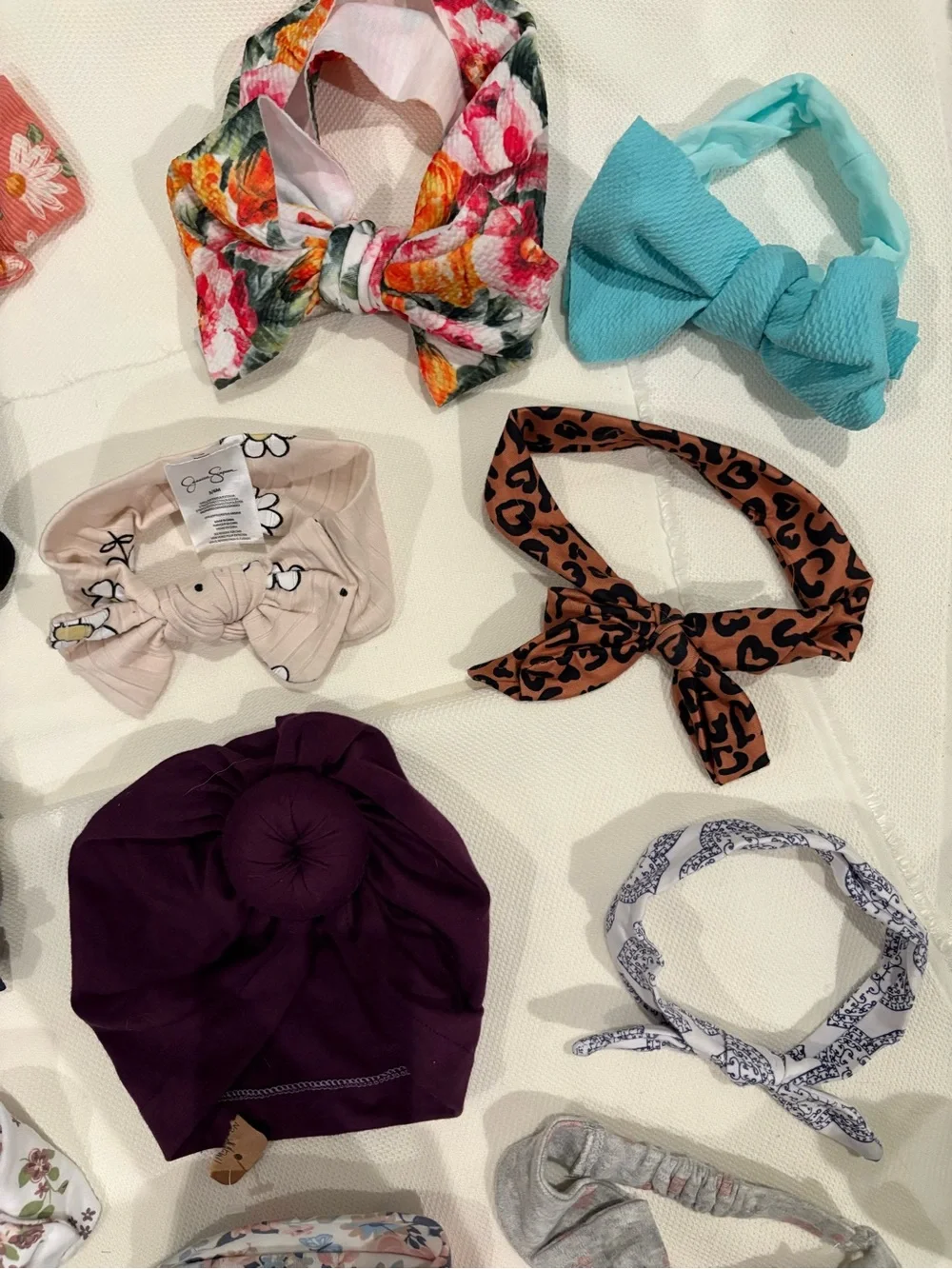 NWOT! Bundle of 12 Infant/baby/toddler hat and headbands!